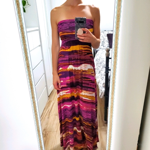 Dynamite - Strapless Maxi Dress - Small - Picture 1 of 1